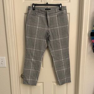 Banana Republic Sloan Gray Plaid Pants